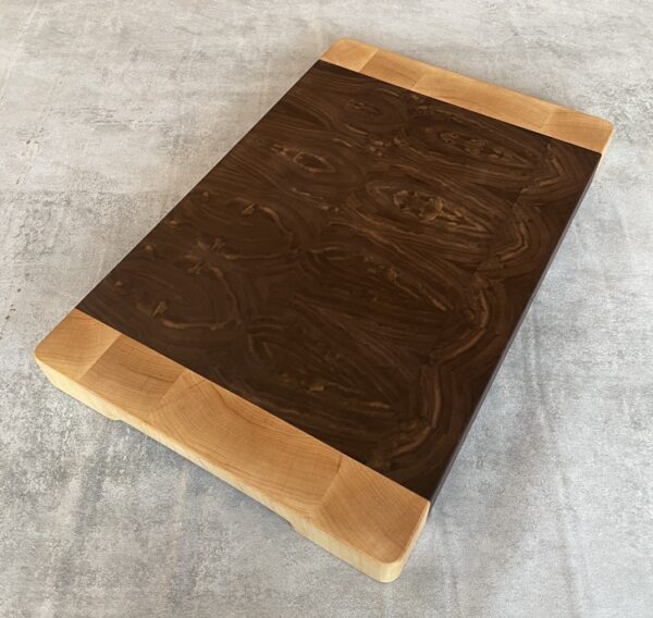 Walnut And Maple End Grain Chopping Board - Image 4