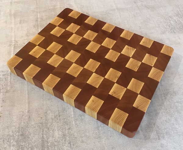 Sapele & White Oak End Grain Chopping Board