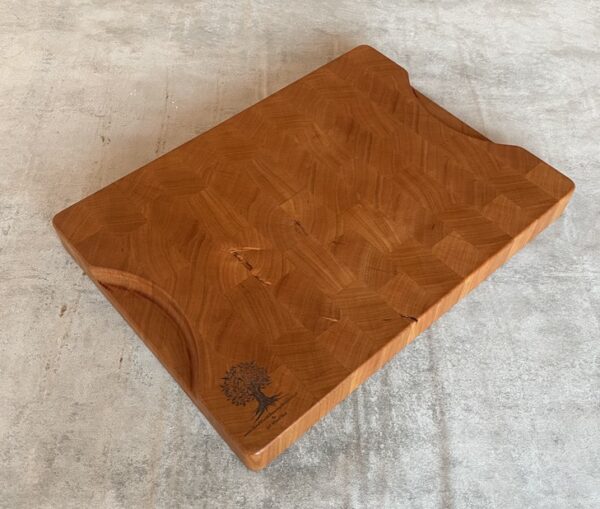 Cherry End Grain Chopping Board - Image 9