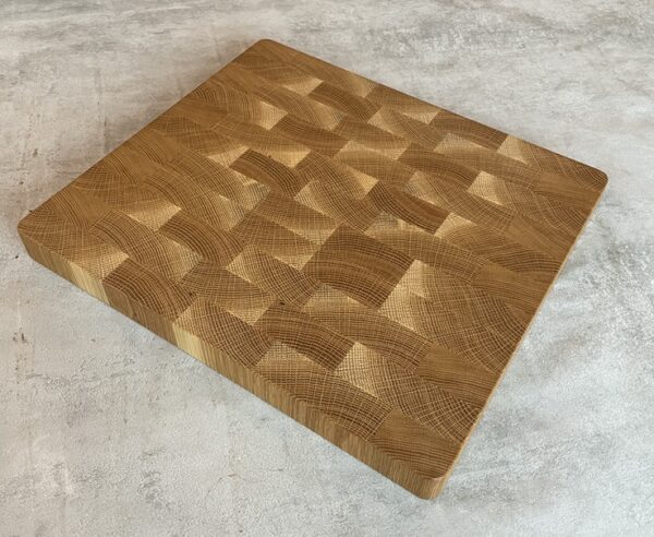 Brown Oak End Grain Chopping Board