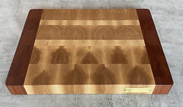 Ash, Sapele And White Oak End Grain Butchers Block - Image 2