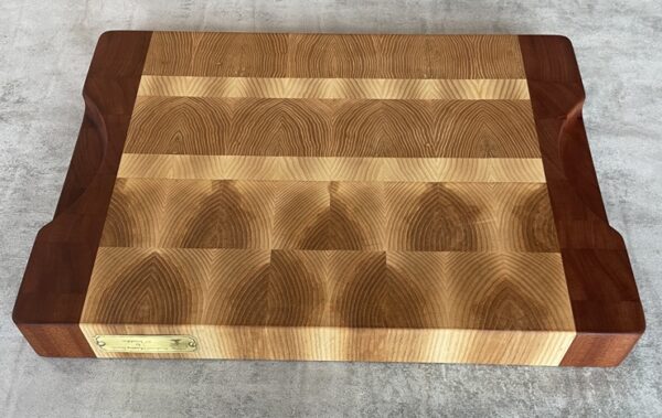 Ash, Sapele And White Oak End Grain Butchers Block - Image 6